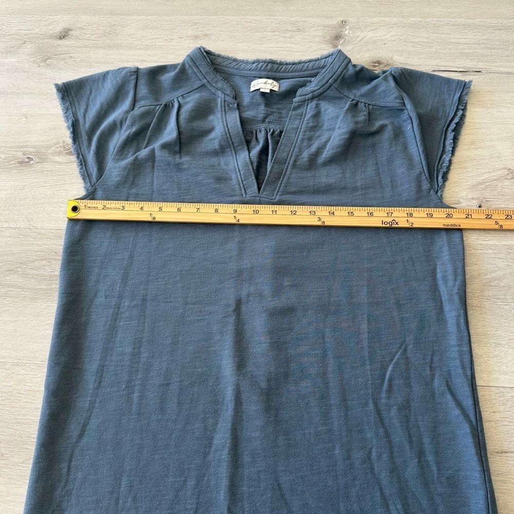 Wonderly June Dress Bison Blue S NWT - Picture 6 of 10